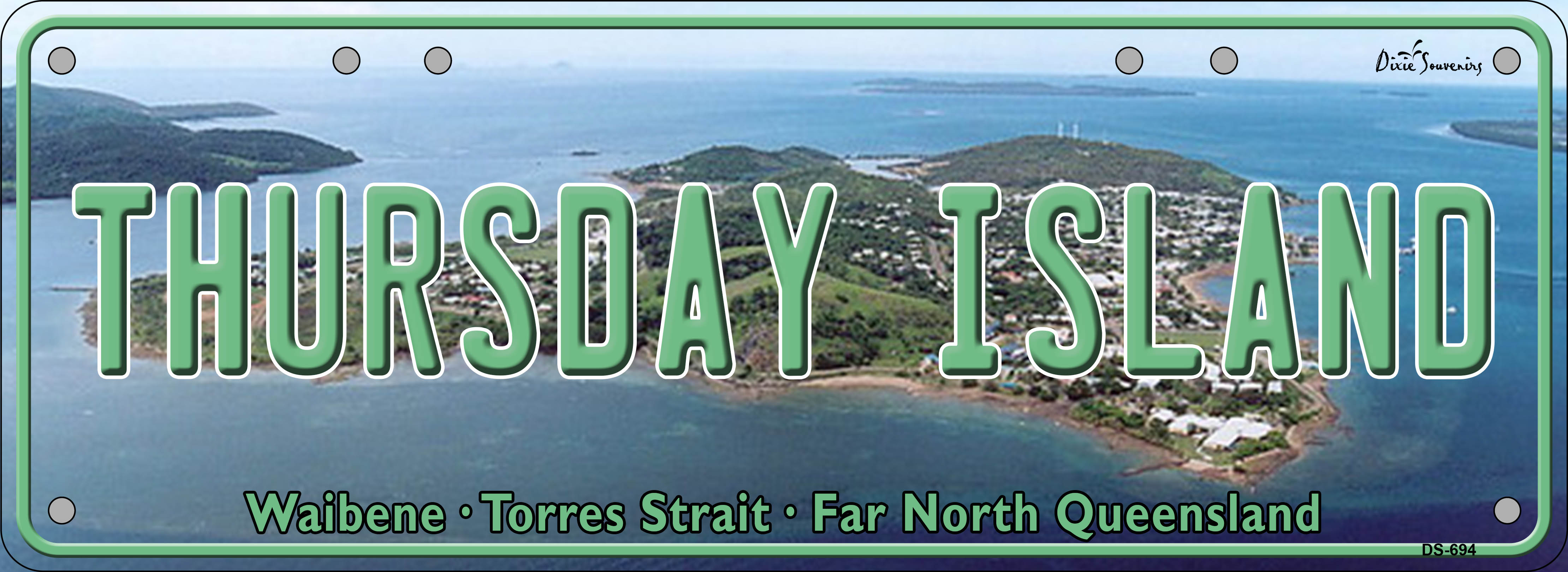 Thursday Island Novelty Number Plates and Frames - Thursday Island ...